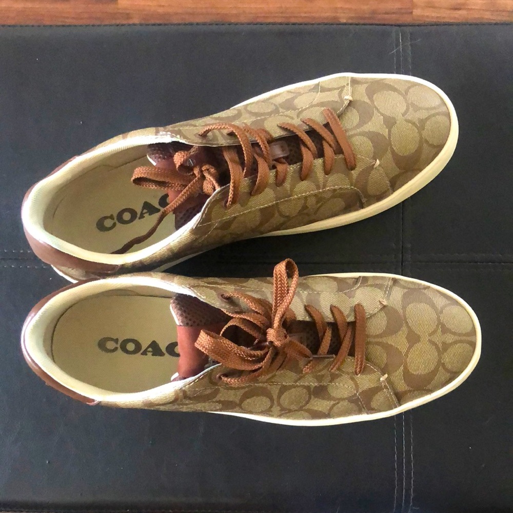 Coach Lowline Luxe Low Top Sneaker, Mens size 10.5